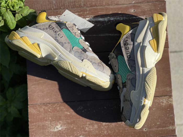 Gucci, Alliance Dad, gray and green color（7-12 work day deliver）