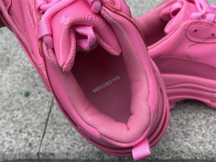 Balenciaga 1.0 Daddy Shoes Pink Patent Leather（7-12 work day deliver）