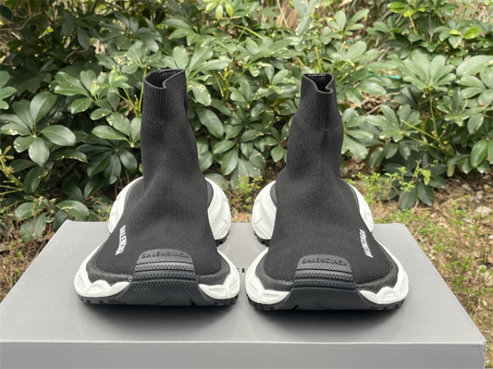 Balenciaga 10 3XL white and black socks shoes（7-12 work day deliver）