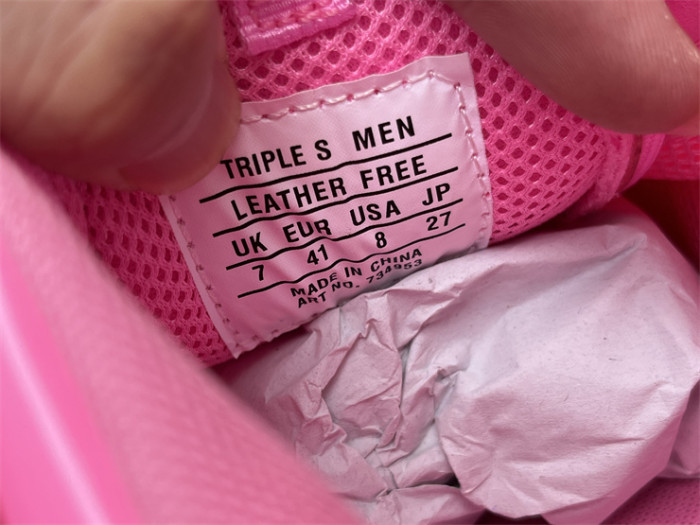 Balenciaga 1.0 Daddy Shoes Pink Patent Leather（7-12 work day deliver）