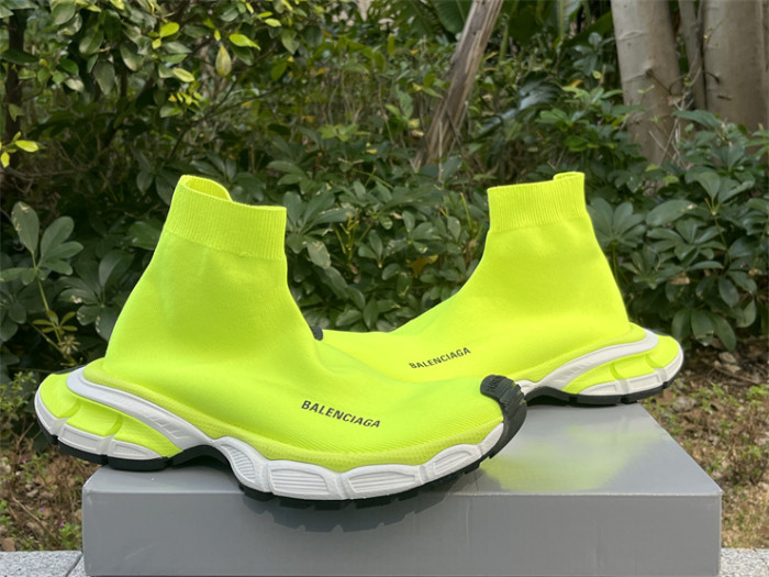 Balenciaga 10 3XL fluorescent green sock shoes（7-12 work day deliver）