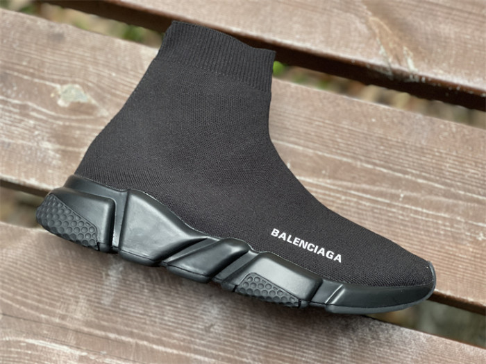 Paris Sock Shoes, Pure Black（7-12 work day deliver）