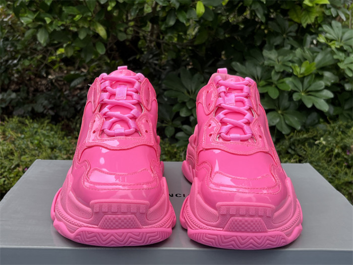 Balenciaga 1.0 Daddy Shoes Pink Patent Leather（7-12 work day deliver）