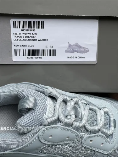 Balenciaga, retro, powder blue color（7-12 work day deliver）