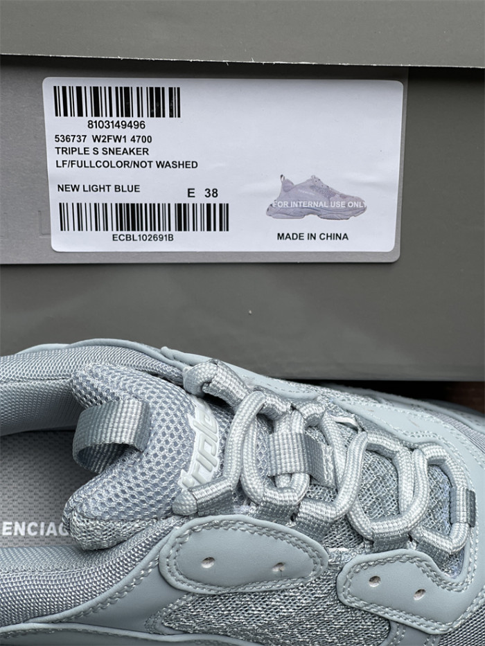 Balenciaga, retro, powder blue color（7-12 work day deliver）