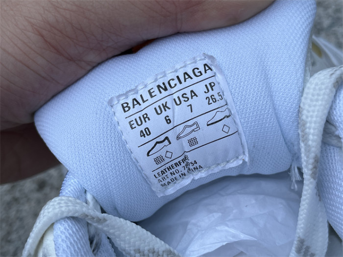 Balenciaga 10XL CARGO Yellow Blue Mesh Round Toe Lace-up Low Top（7-12 work day deliver）