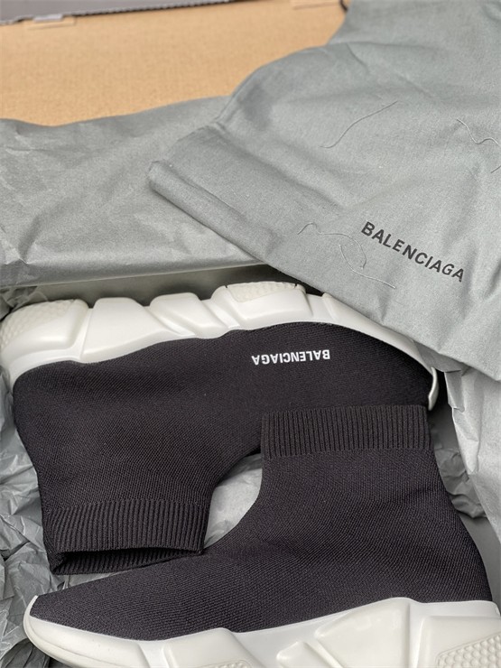 Paris Sock Shoes, Black and White（7-12 work day deliver）
