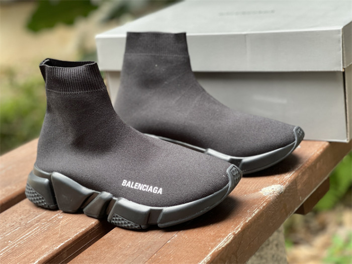 Paris Sock Shoes, Pure Black（7-12 work day deliver）