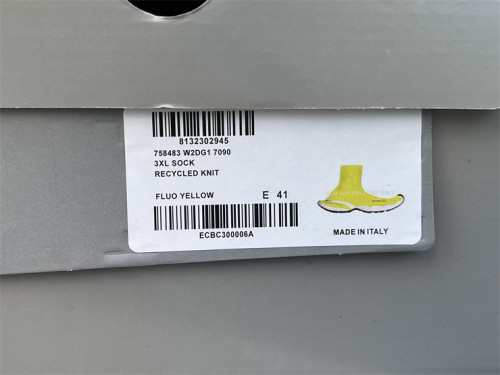 Balenciaga 10 3XL fluorescent green sock shoes（7-12 work day deliver）