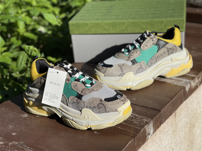 Gucci, Alliance Dad, gray and green color（7-12 work day deliver）