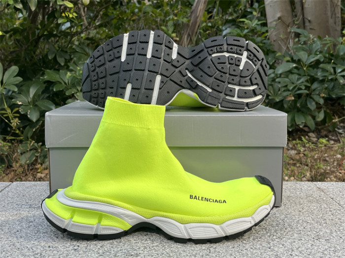 Balenciaga 10 3XL fluorescent green sock shoes（7-12 work day deliver）