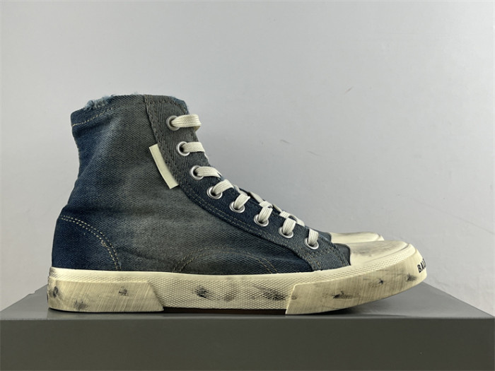 Balenciaga 22 summer new PARIS worn and distressed effect casual low-top canvas shoes（7-12 work day deliver）