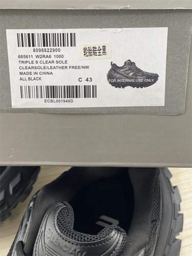 Balenciaga tire shoes black（7-12 work day deliver）