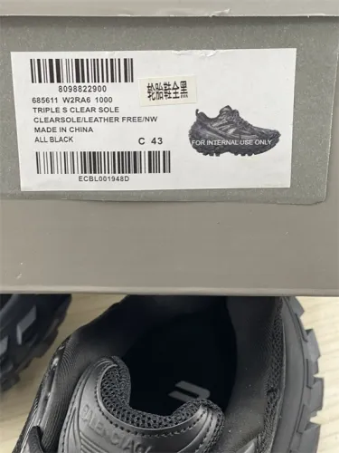 Balenciaga tire shoes black（7-12 work day deliver）