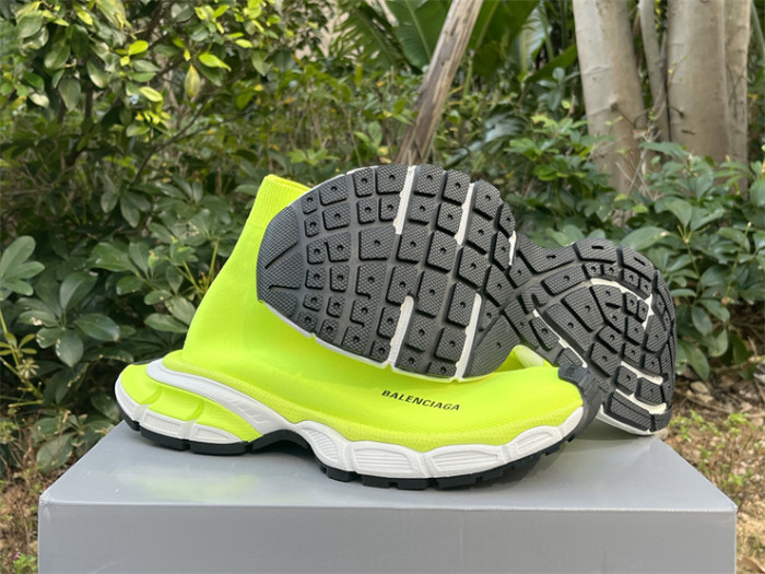 Balenciaga 10 3XL fluorescent green sock shoes（7-12 work day deliver）