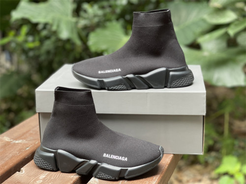 Paris Sock Shoes, Pure Black（7-12 work day deliver）