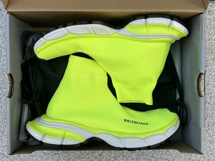 Balenciaga 10 3XL fluorescent green sock shoes（7-12 work day deliver）
