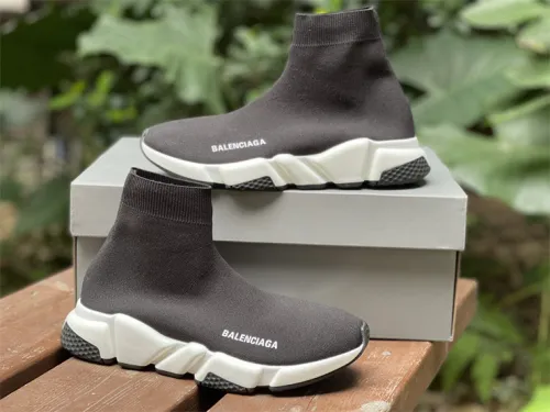 Paris Sock Shoes, Black White Black（7-12 work day deliver）