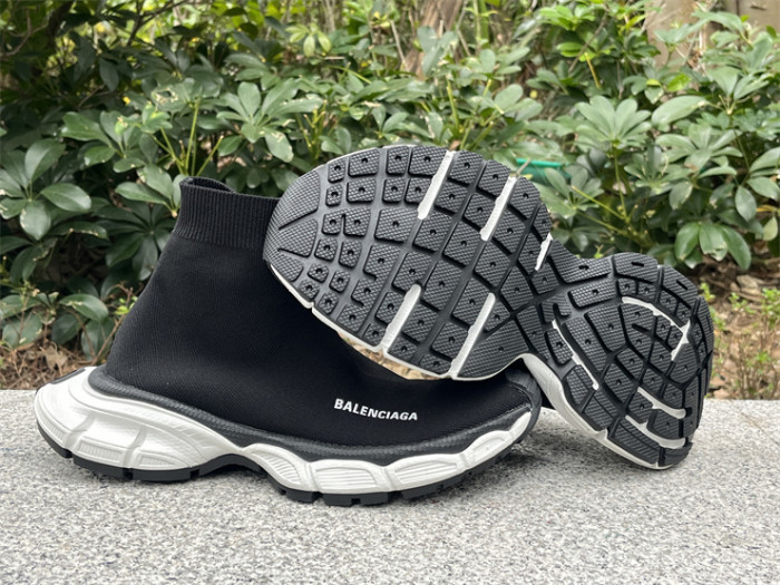 Balenciaga 10 3XL white and black socks shoes（7-12 work day deliver）