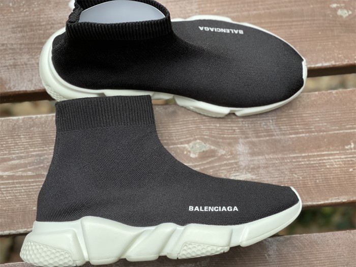 Paris Sock Shoes, Black and White（7-12 work day deliver）