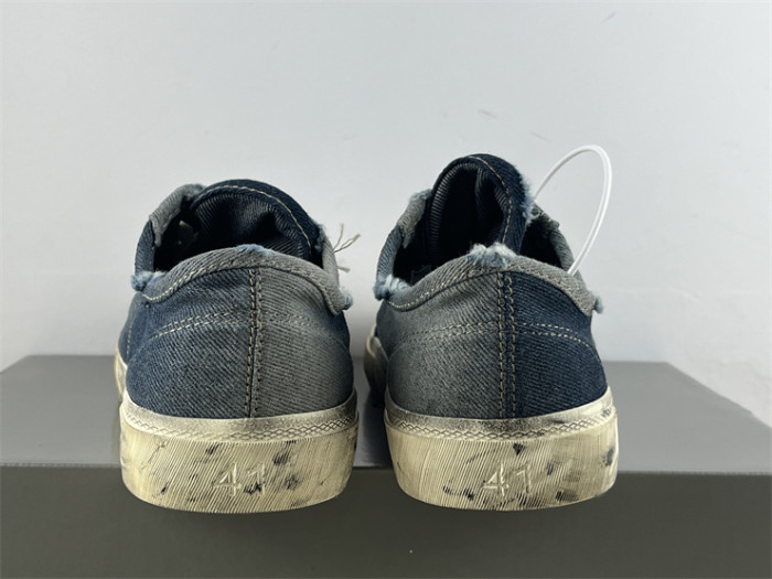 Balenciaga 22 summer new PARIS worn and distressed effect casual low-top canvas shoes（7-12 work day deliver）