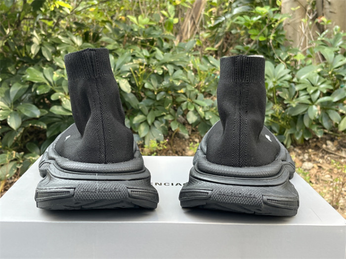 Balenciaga 10 3XL all black socks shoes（7-12 work day deliver）