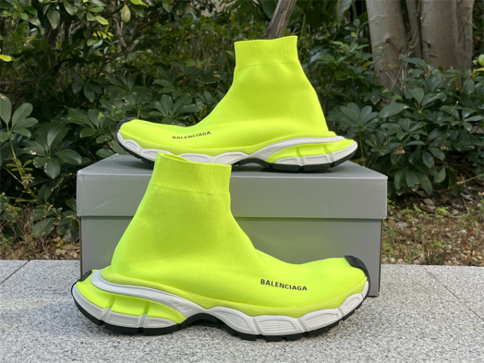 Balenciaga 10 3XL fluorescent green sock shoes（7-12 work day deliver）