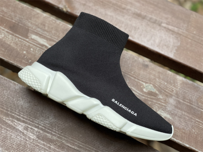 Paris Sock Shoes, Black and White（7-12 work day deliver）