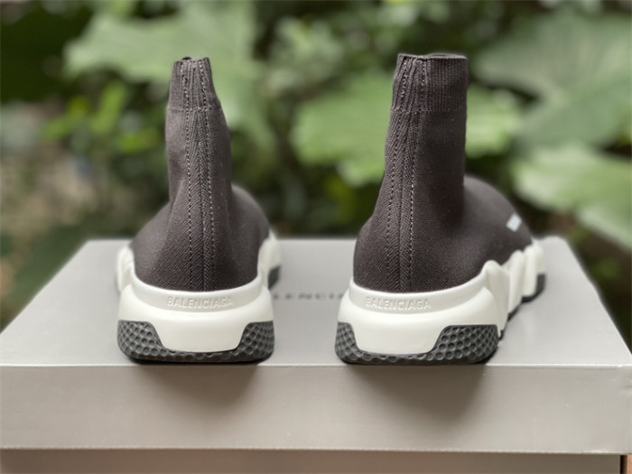 Paris Sock Shoes, Black White Black（7-12 work day deliver）