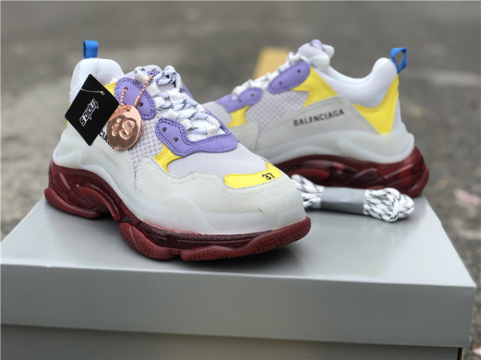 Balenciaga Air Cushion Daddy White and Purple（7-12 work day deliver）