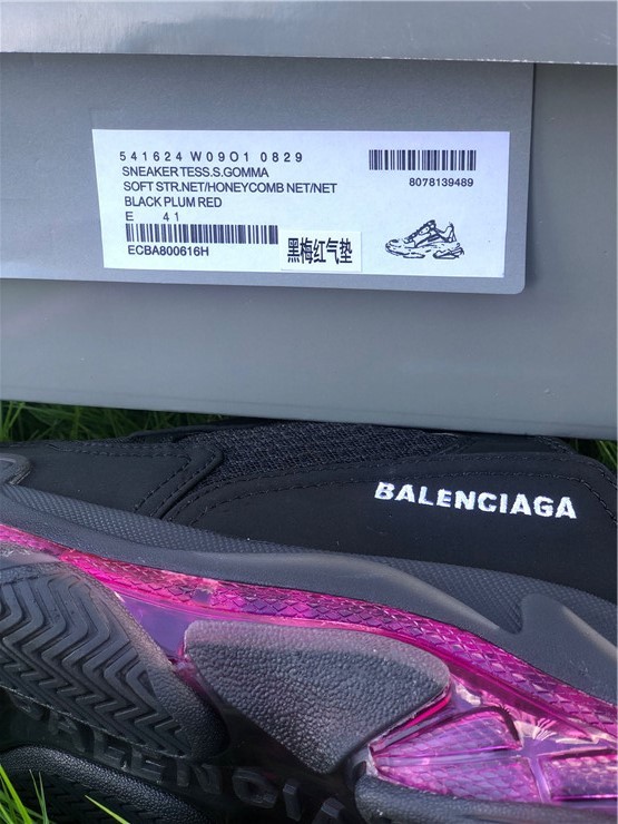Balenciaga Air Cushion Black and Purple（7-12 work day deliver）