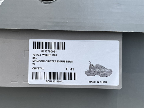 Balenciaga 10 3XL Grey Silver Diamond（7-12 work day deliver）