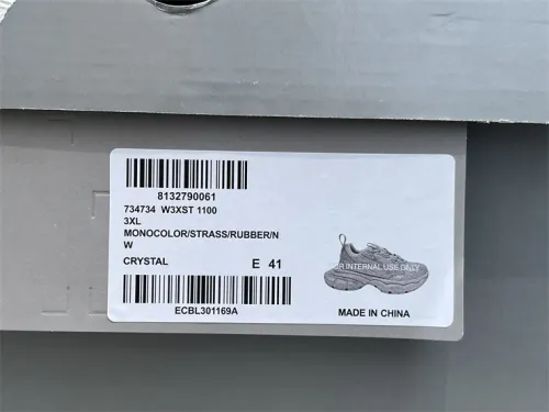 Balenciaga 10 3XL Grey Silver Diamond（7-12 work day deliver）