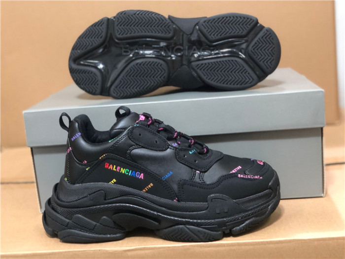 Paris Papa Black Colorful Letters（7-12 work day deliver）