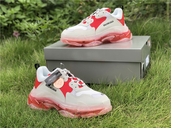 Balenciaga Air Cushion Daddy White and Red（7-12 work day deliver）
