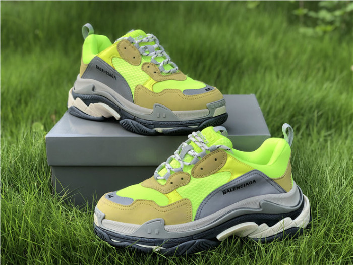 Balenciaga Dad Generation Fluorescent Green Dark Gray Color（7-12 work day deliver）