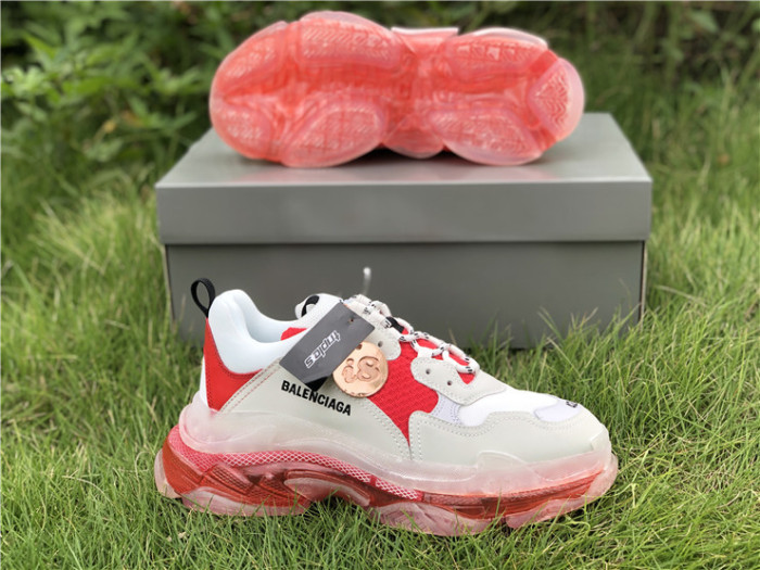 Balenciaga Air Cushion Daddy White and Red（7-12 work day deliver）