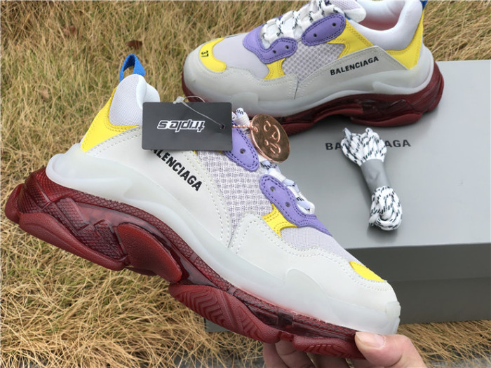 Balenciaga Air Cushion Daddy White and Purple（7-12 work day deliver）