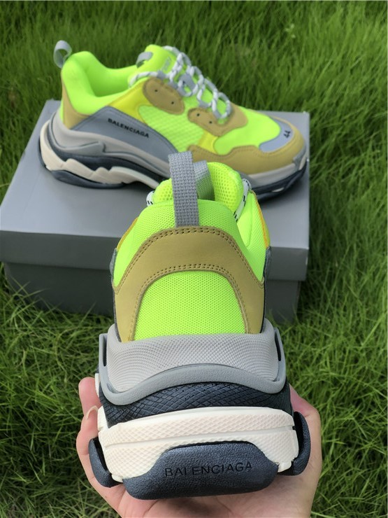 Balenciaga Dad Generation Fluorescent Green Dark Gray Color（7-12 work day deliver）