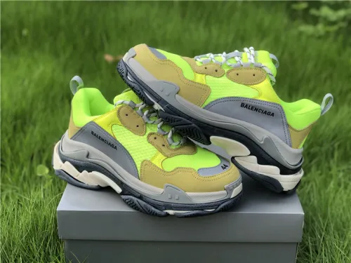 Balenciaga Dad Generation Fluorescent Green Dark Gray Color（7-12 work day deliver）