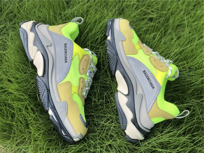 Balenciaga Dad Generation Fluorescent Green Dark Gray Color（7-12 work day deliver）