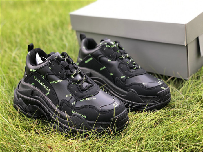 Balenciaga Papa Black and Green Letters（7-12 work day deliver）