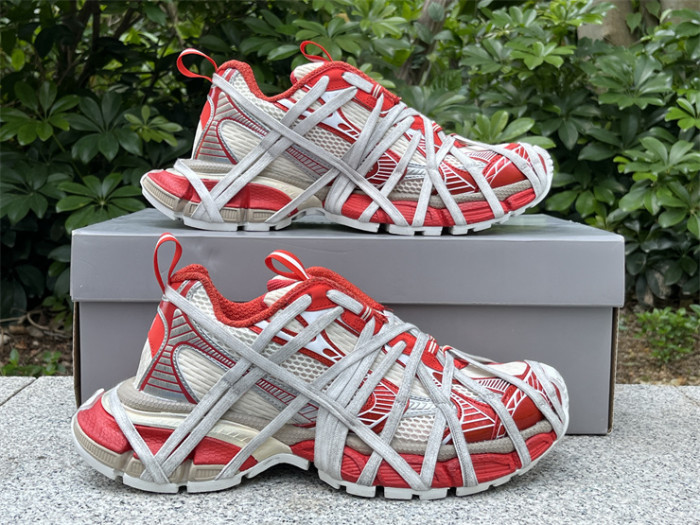Balenciaga 10 3XL strappy beige red（7-12 work day deliver）