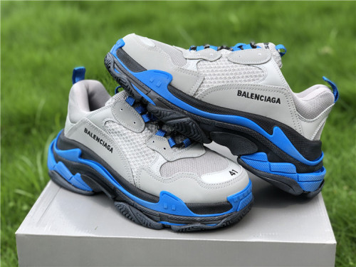 Balenciaga Combination Outsole Daddy Medium Grey Royal Blue Color（7-12 work day deliver）