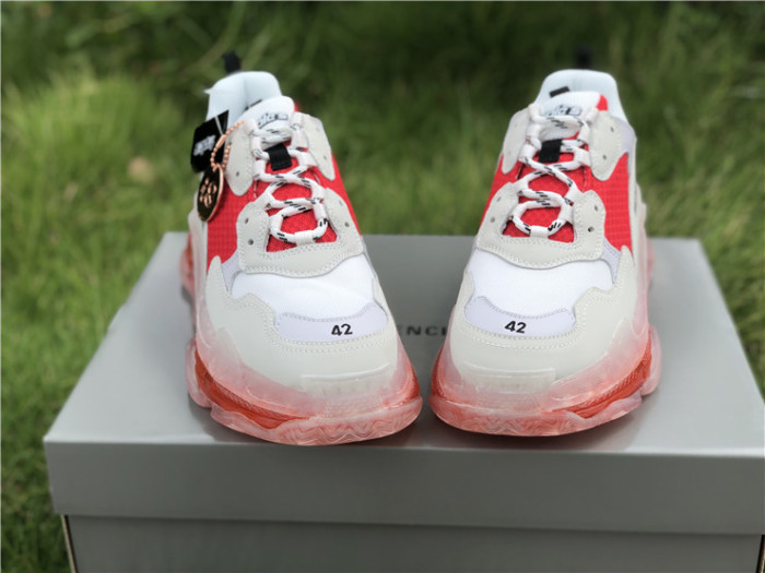 Balenciaga Air Cushion Daddy White and Red（7-12 work day deliver）