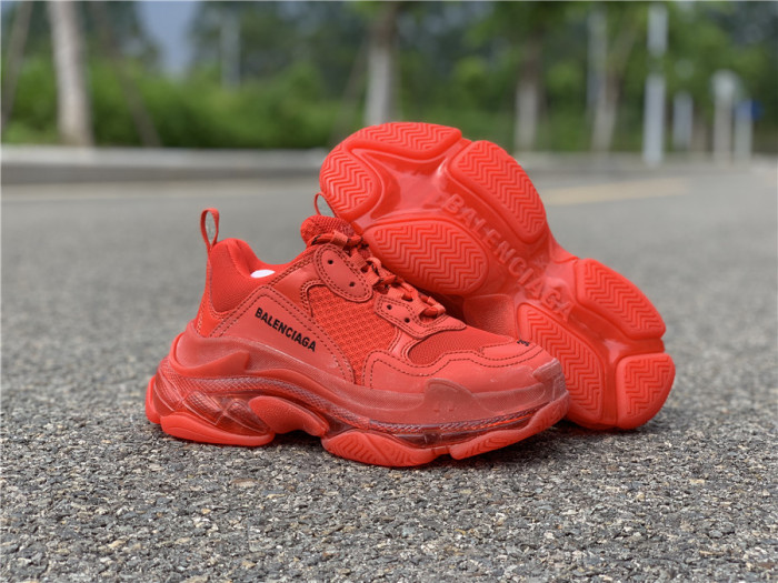 Balenciaga Air Cushion - Red Distressed Color（7-12 work day deliver）