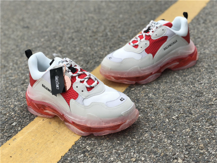 Balenciaga Air Cushion Daddy White and Red（7-12 work day deliver）