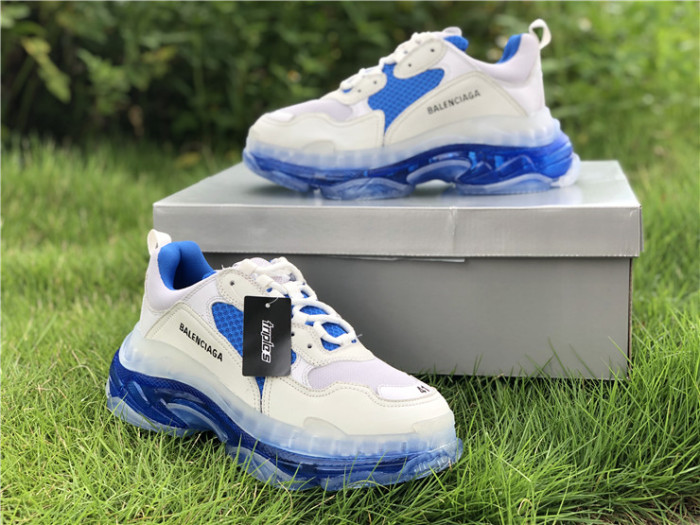Balenciaga Air Cushion Daddy White and Blue Color（7-12 work day deliver）