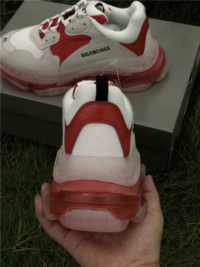 Balenciaga Air Cushion Daddy White and Red（7-12 work day deliver）