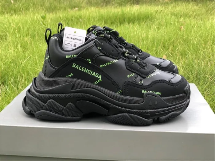 Balenciaga Papa Black and Green Letters（7-12 work day deliver）